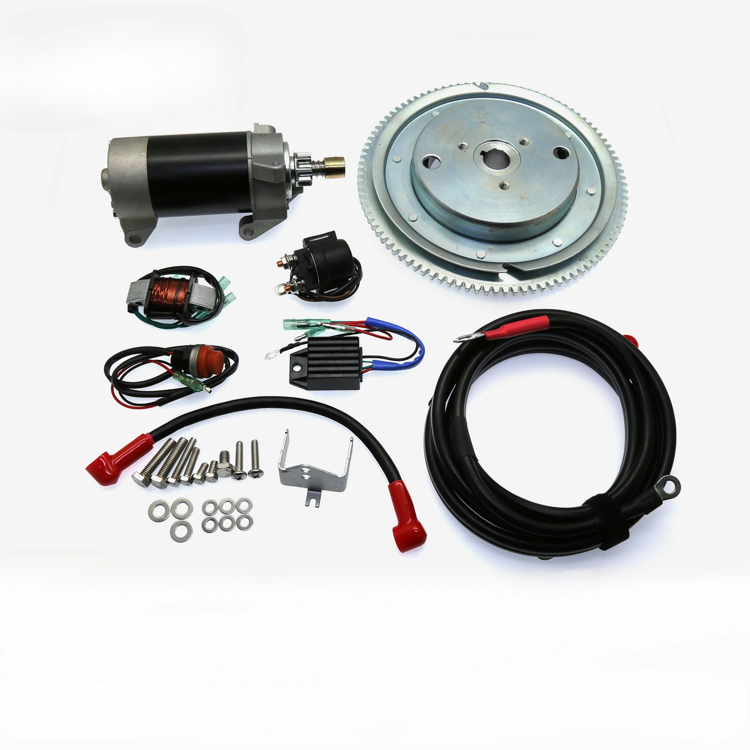 Outboard Motor To Electric Start Accessories for Yamaha Parsun Hidea 2 Stroke 60 HP T60 Electric Start Kit 6K5-85550-A0