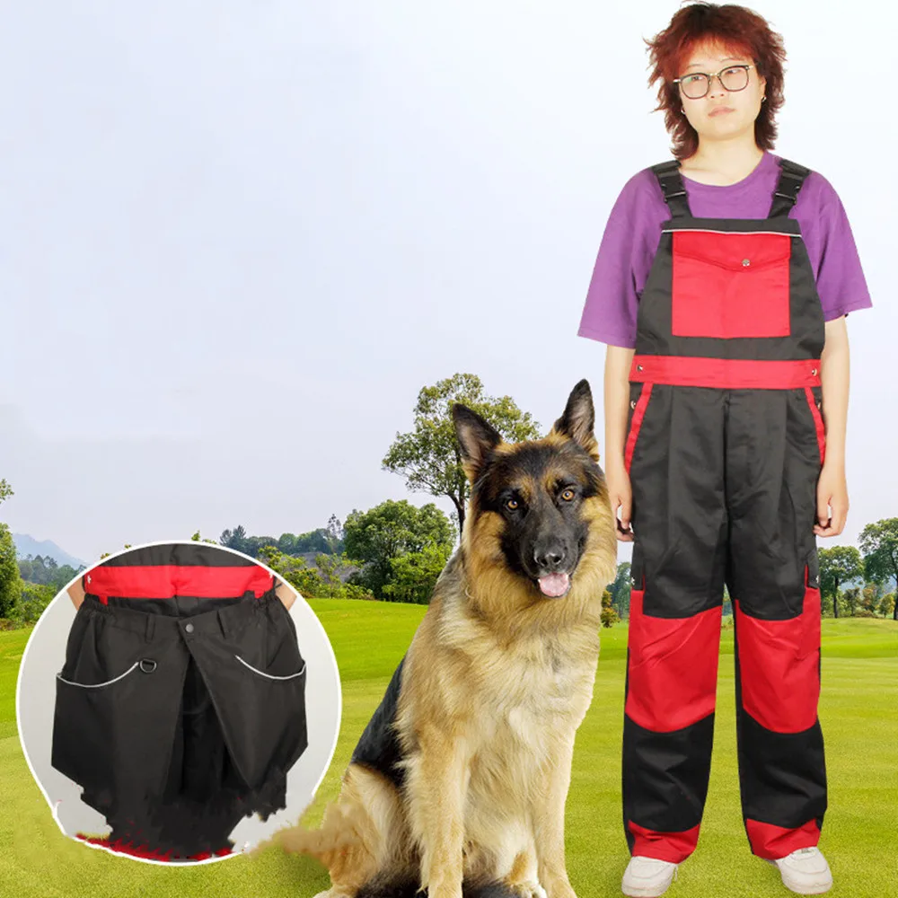 K9 Working Dog Training Pantstraining Bibs Multi-Functional Pockets External Small Aprondog Pet Dog Training Agility Supplies