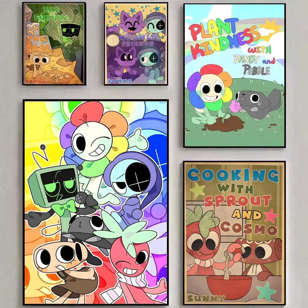 Cartoon D-Dandys Worlds Poster Wall art print art suitable f