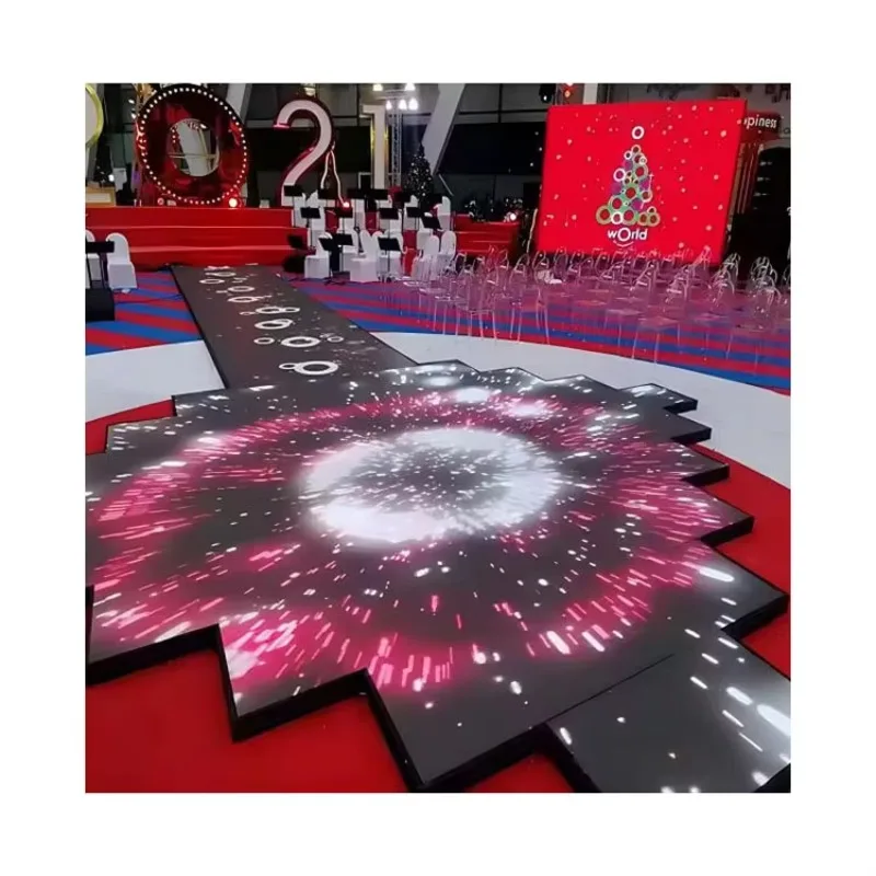 Interactive Dancing Tile Block Panels Dance Floor Indoor Outdoor P2.6 P3.9 P4.81 Interactive Led Display Screen