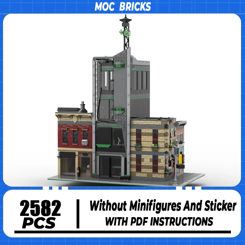 

Строительные блоки Moc, модель компаний и квартиры, технологические кирпичи, популярная модель фильма, игрушка для сборки «сделай сам», подарки для заключения