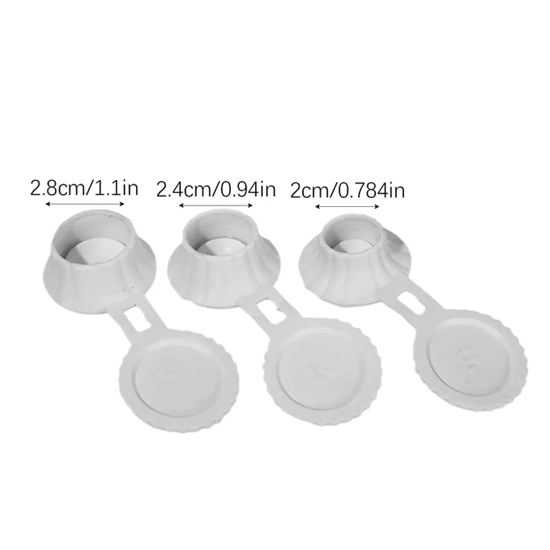 3pcs Inverted Leak-Proof Bottle Cap, for Shampoo Bottles, Kitchen Seasoning Bottles, Plastic Bottle Sealing