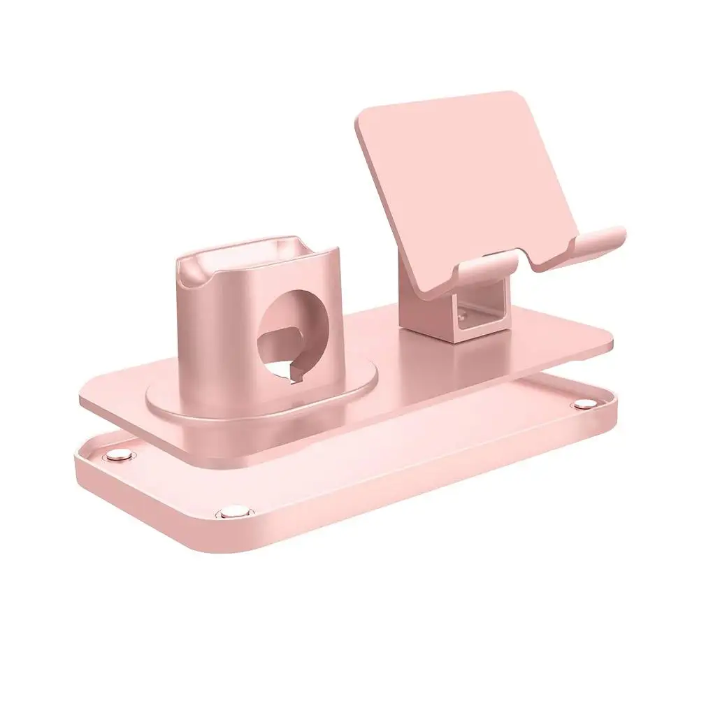 Mobile Phone Charging Stand Cellphone Smart Watch Earphone Storage Case Holder Charging Dock Station