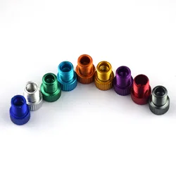4 Pc Aluminum Bicycle Bike Valve PRESTA To SCHRADER Converter Car Valve Adapter Bicycle Bike Tube Pump Air Compressor Tools