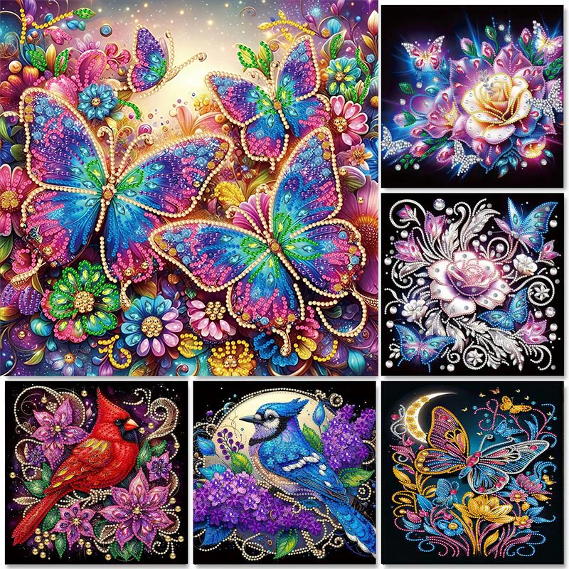 

GATYZTORY Butterfly Special Shape Diamond Handmade Diy Making Kits Animal Diamond Art Kit Original Gifts Diamond Art Kits For Ad