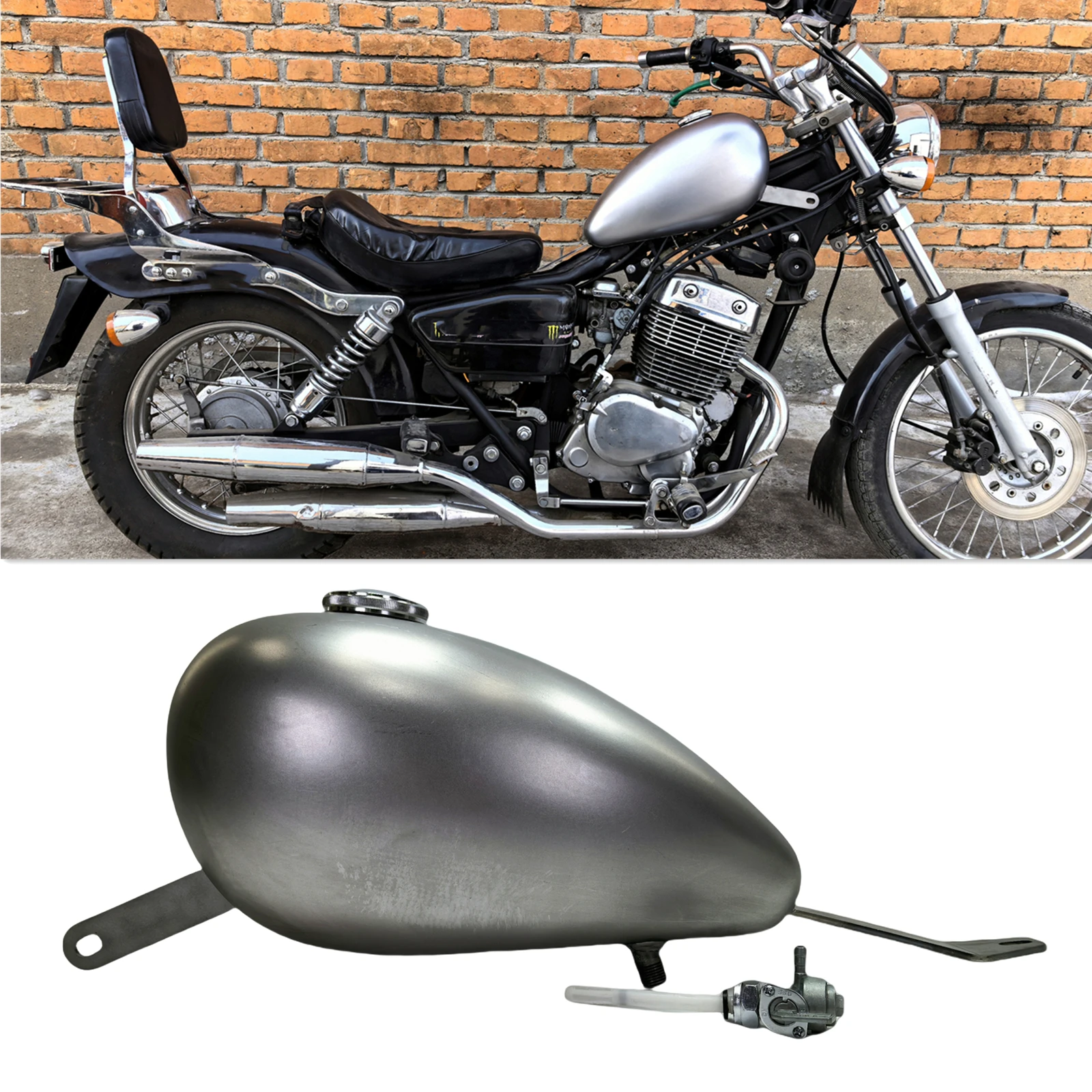 

Pop For Honda Rebel CA250 6L / 8L Motorcycle Petrol Gas Fuel Tank