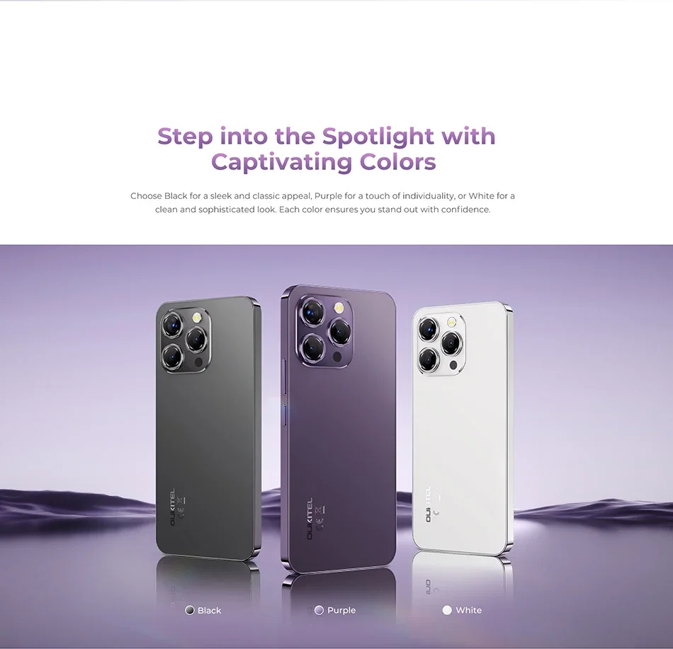 OUKITEL P1 Smartphone Global Version 6.7'' AMOLED Display 8GB RAM