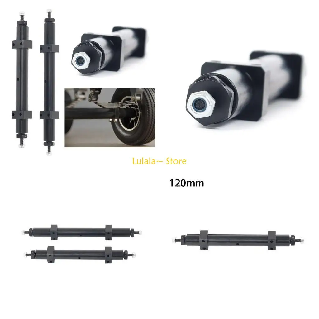 

Y4QA Metal Unpowered Rear 120mm 140mm for 1/14 Tamiya Trailer 1/10 RC Car DIY Upgrade Parts