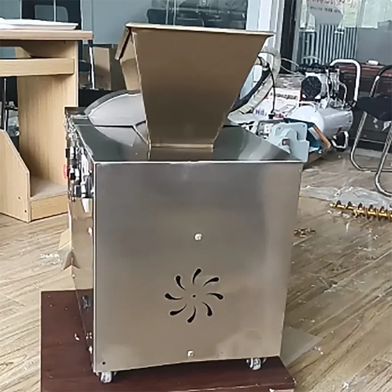 

Small Industrial Pizza Dough Divider Rounder Machine Pita Bread Dough Cutting Shaping Equipment