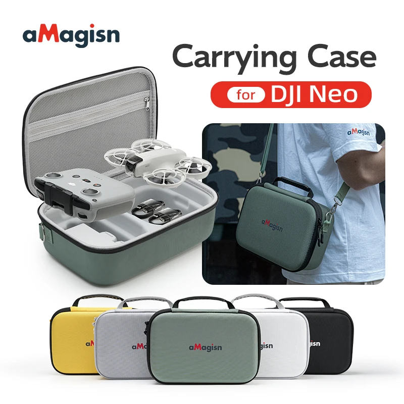 aMagisn Carry Case for DJI Neo Fly More Combo,Travel Portable Storage Bag Hard Shell Bag for DJI Neo Drone,NEO Drone Accessories