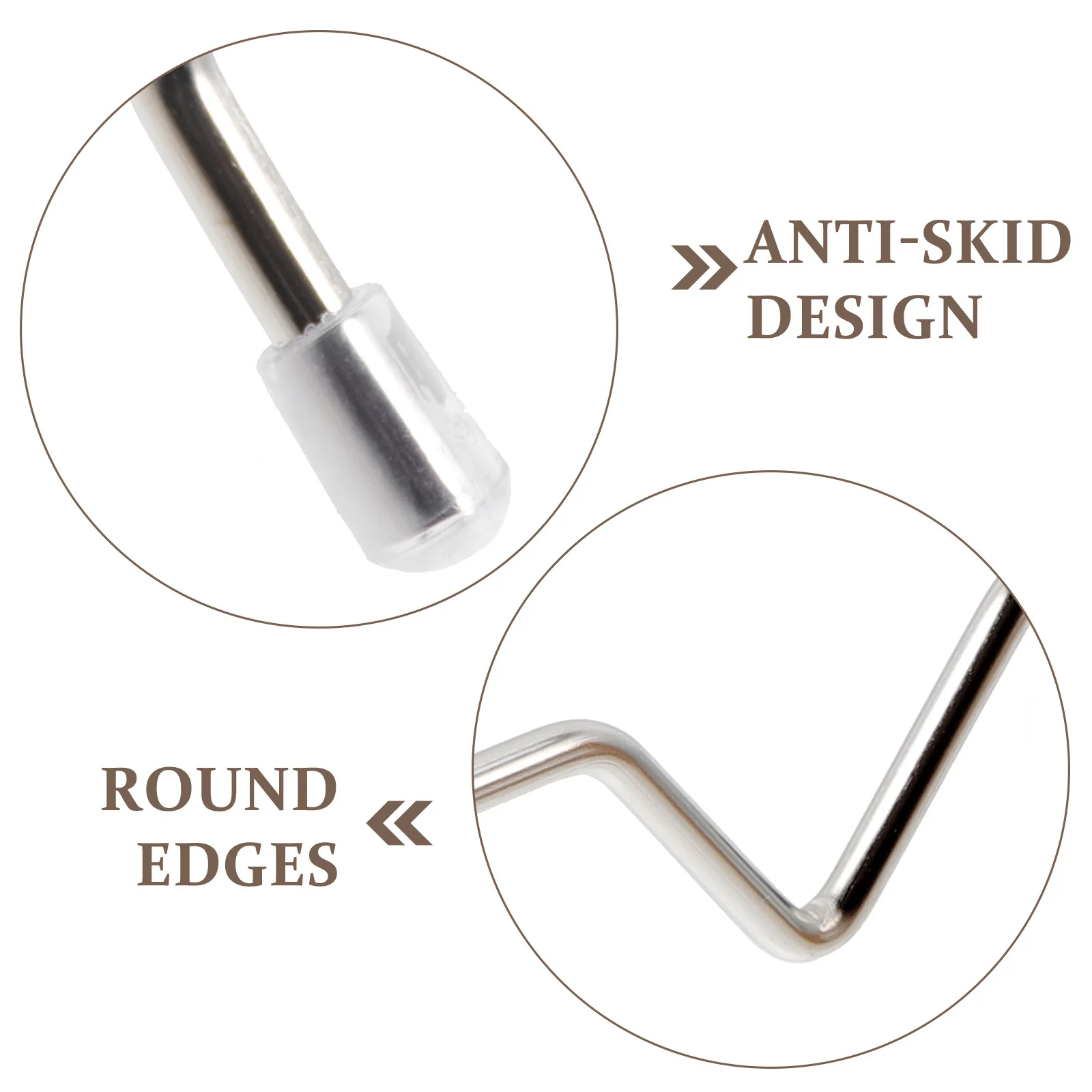 

2Pcs Stainless Steel Kitchen Cutting Board Rack Non-Skid Pot Lid Holder Organizer Multipurpose Storage Stand for Kitchen and