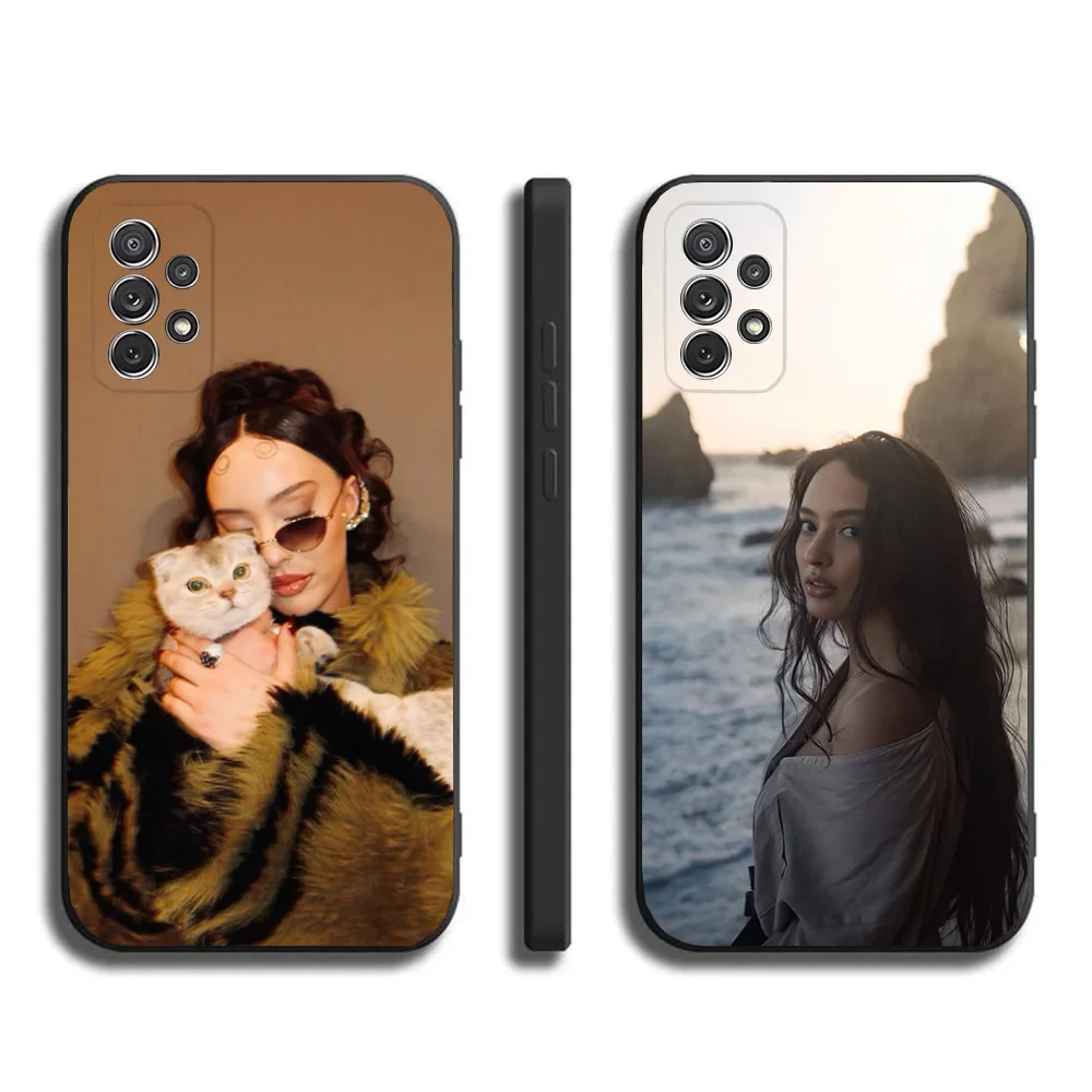 

Singer F-Faouzia Ouihya Phone Case For Samsung Galaxy A20,A21s,A22,A31,A32,A52,A53,A72,73,A80,A91Soft Black Cover