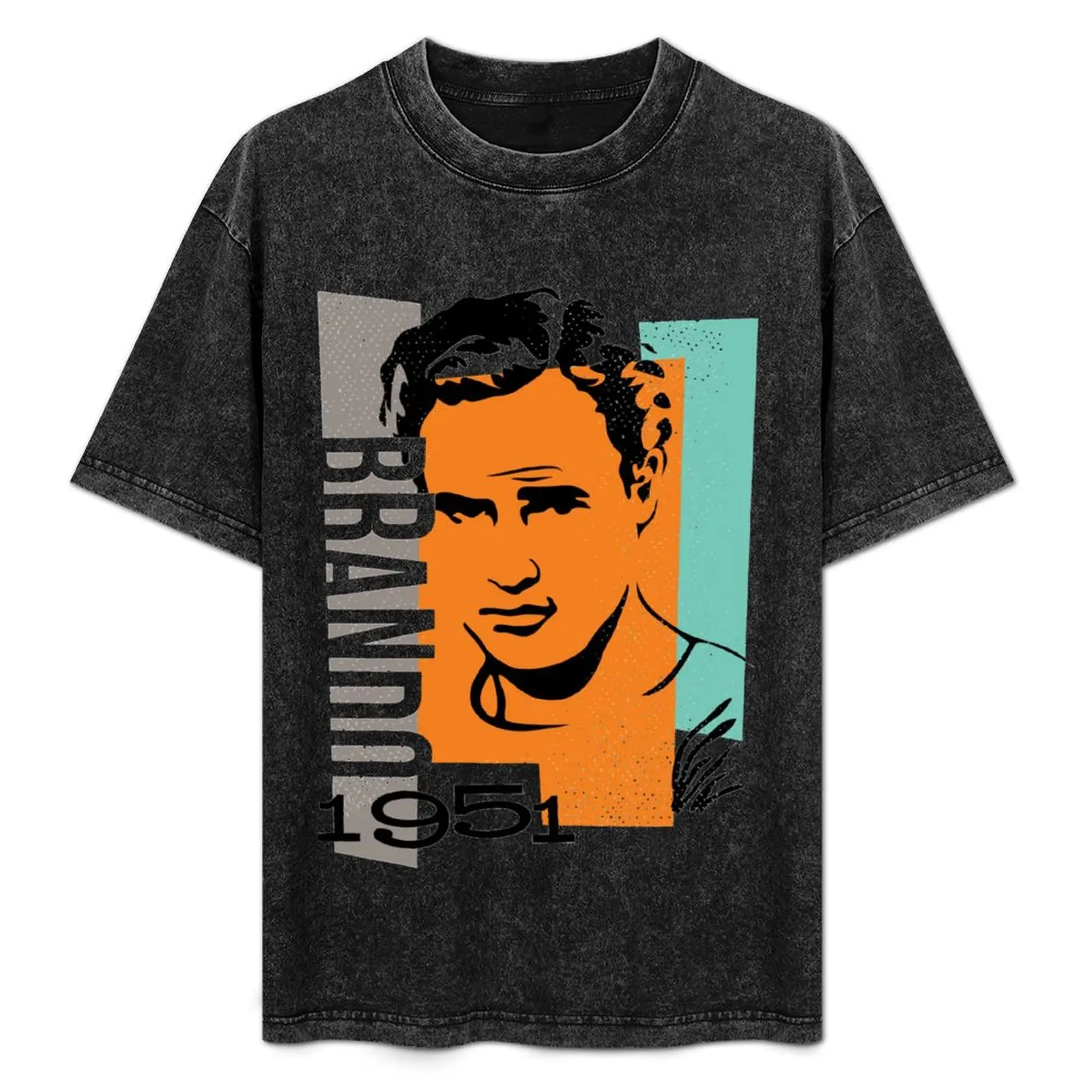 Vintage Marlon Brando Cinema Gangster Best Men T-Shirt blanks plus size clothes cotton graphic tees Short sleeve tee men tshirt