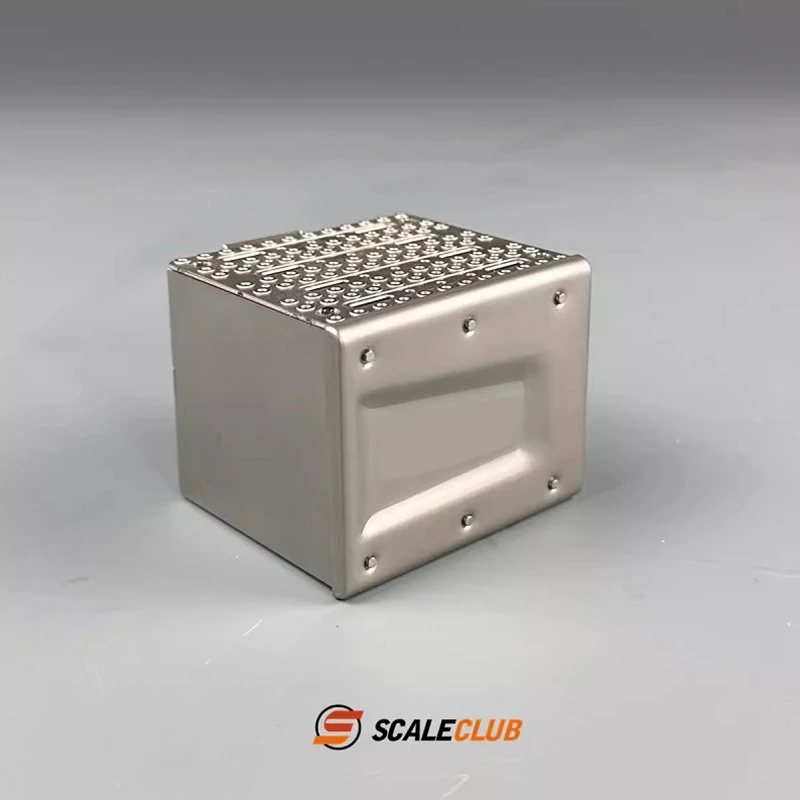 SCALECLUB 1/14 Für MAN LKW Für Euro6 Auspuffkasten RC LKW Kipper Metall-Auspuffkasten Traktor-LKW – Detail 4