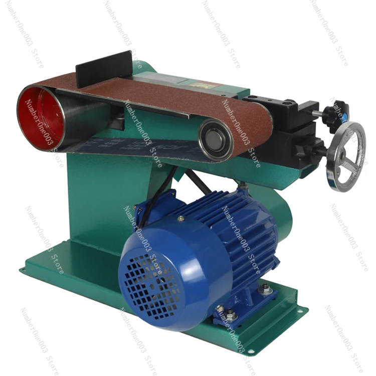 

915 Heavy Duty Belt Machine Industrial Grade Polishing Machine Wood Parts Metal Parts Sandpaper Grinder All Copper Motor