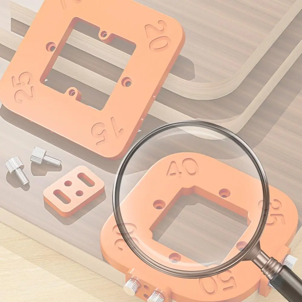 Cetakan Radius Sudut untuk Router Kayu Jig R10-R25/R30-R50 Alat Penggiling Sudut Melengkung Alat Radian Melingkar untuk Pekerjaan Kayu