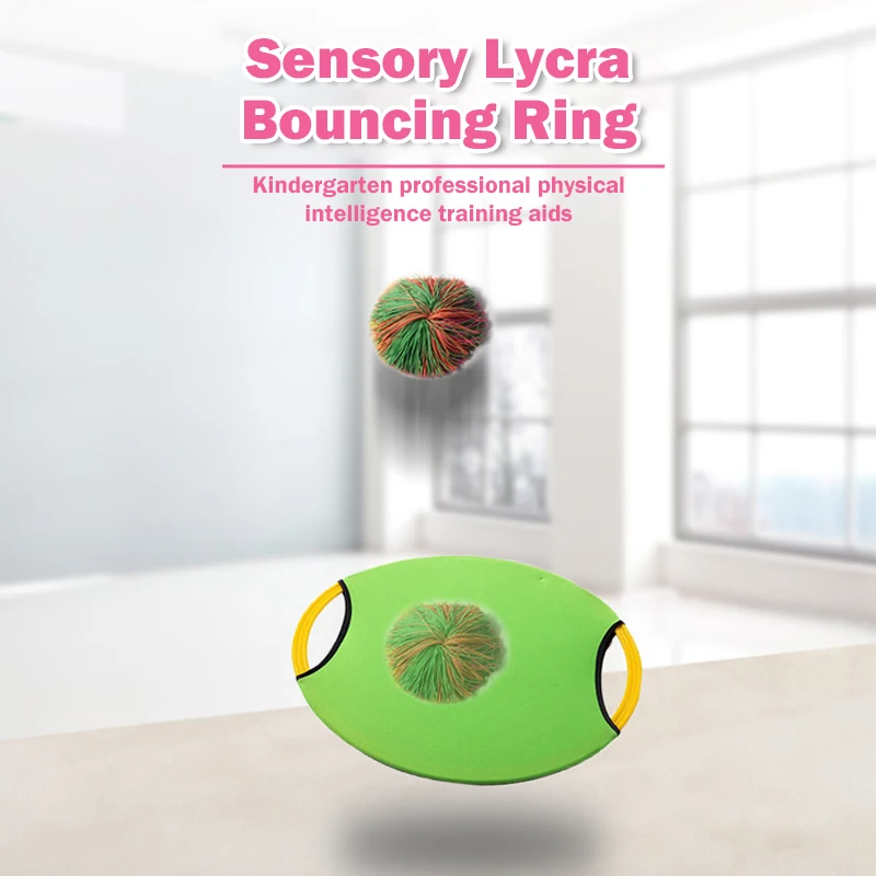 Children's Bouncing Ring Circle Elastic Ball Disc Plate Throwing Catching Kids Toys Boys Family Indoor Outdoor Sport Game Gifts