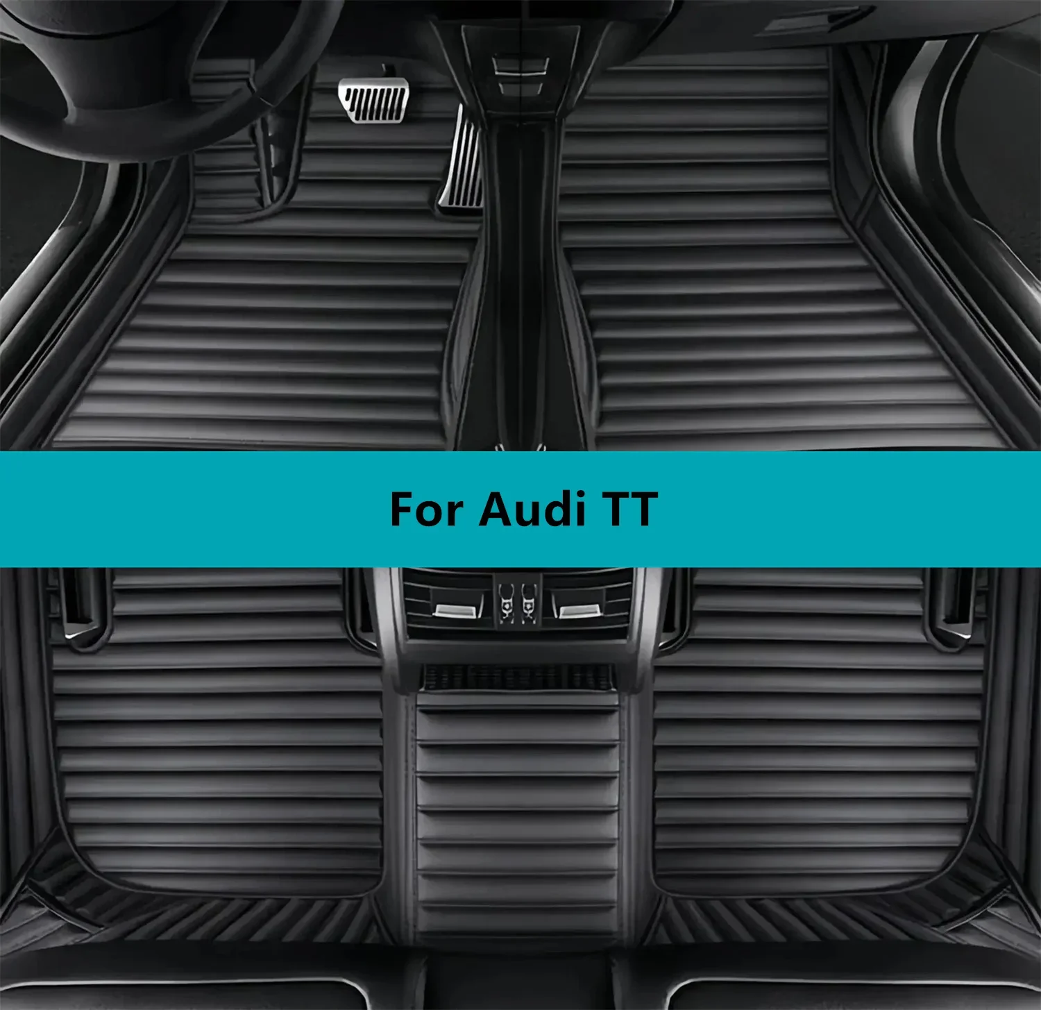 

Custom Car Floor Mats For Audi TT 2007 2008 2009 2010 2011 2012 All Weather Waterproof Car Floor Mats Full Set
