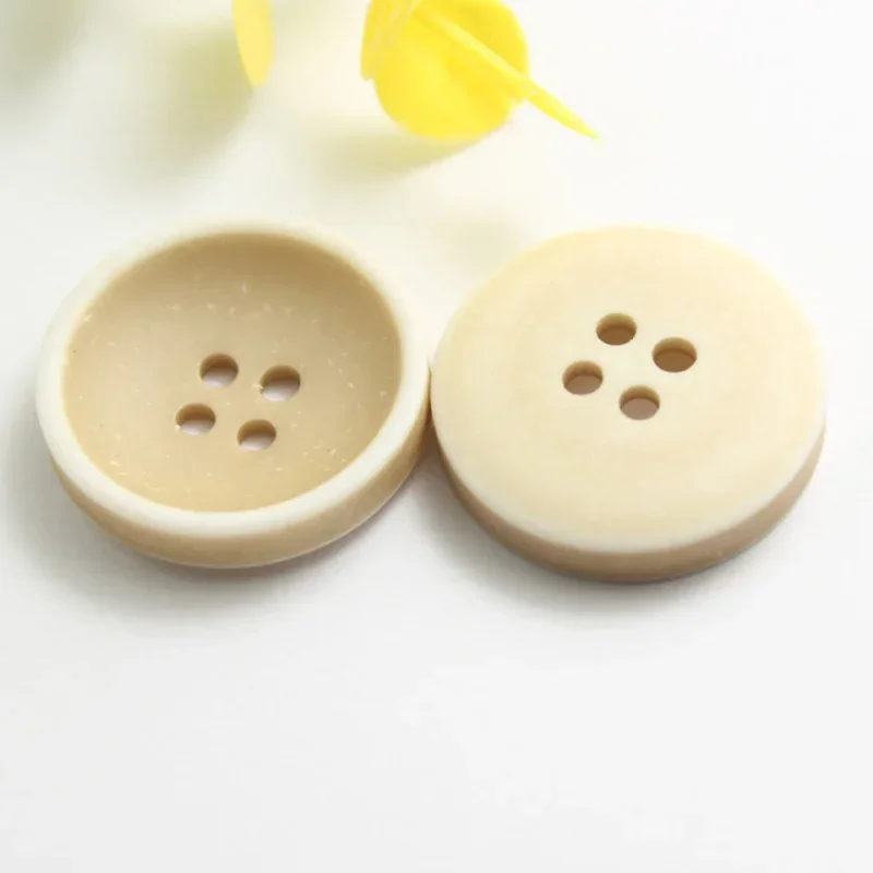 Bowl Shaped Resin Button for Clothing, 4-Holes Buttons, Spot Coat, Windbreaker Suit, Sweater Button, Embellishments for Clothing