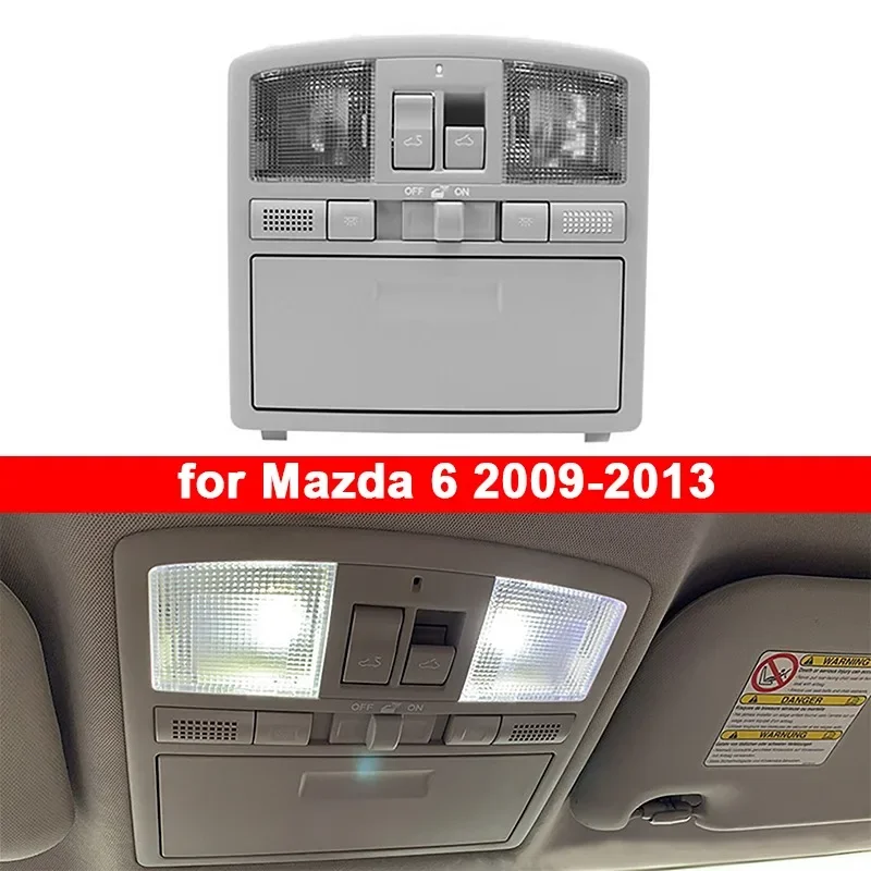 Car Interior Sunroof Switch Control Overhead Console With Reading Light for Mazda 6 2009-2013 GS4C-69-970D-75