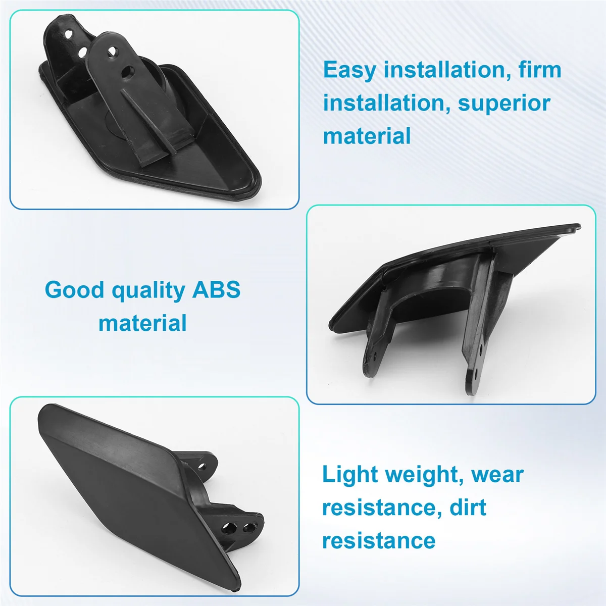 # قطع غيار وإكسسوارات السيارات 52P، غطاء فوهة غسالة المصباح الأمامي لسيارات BMW 4 Series F32 F33 F36، أسود