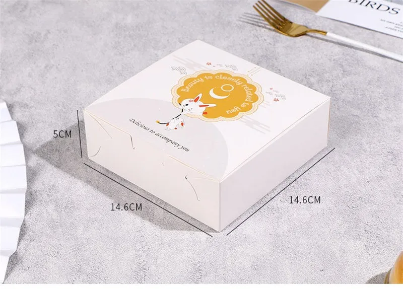 10 Stück Mooncake-Verpackungsboxen, Hersteller, Großhandel, Mitte des Herbstes, Festival, Geschenkbox, Eigelb, knusprig, 80 g, 4 Stück – Detail 2