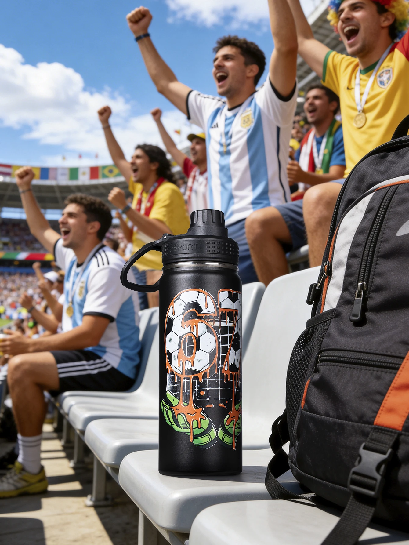 Termo de Fútbol de 18oz, Botel - Cold Brew Bottle reseña y precio