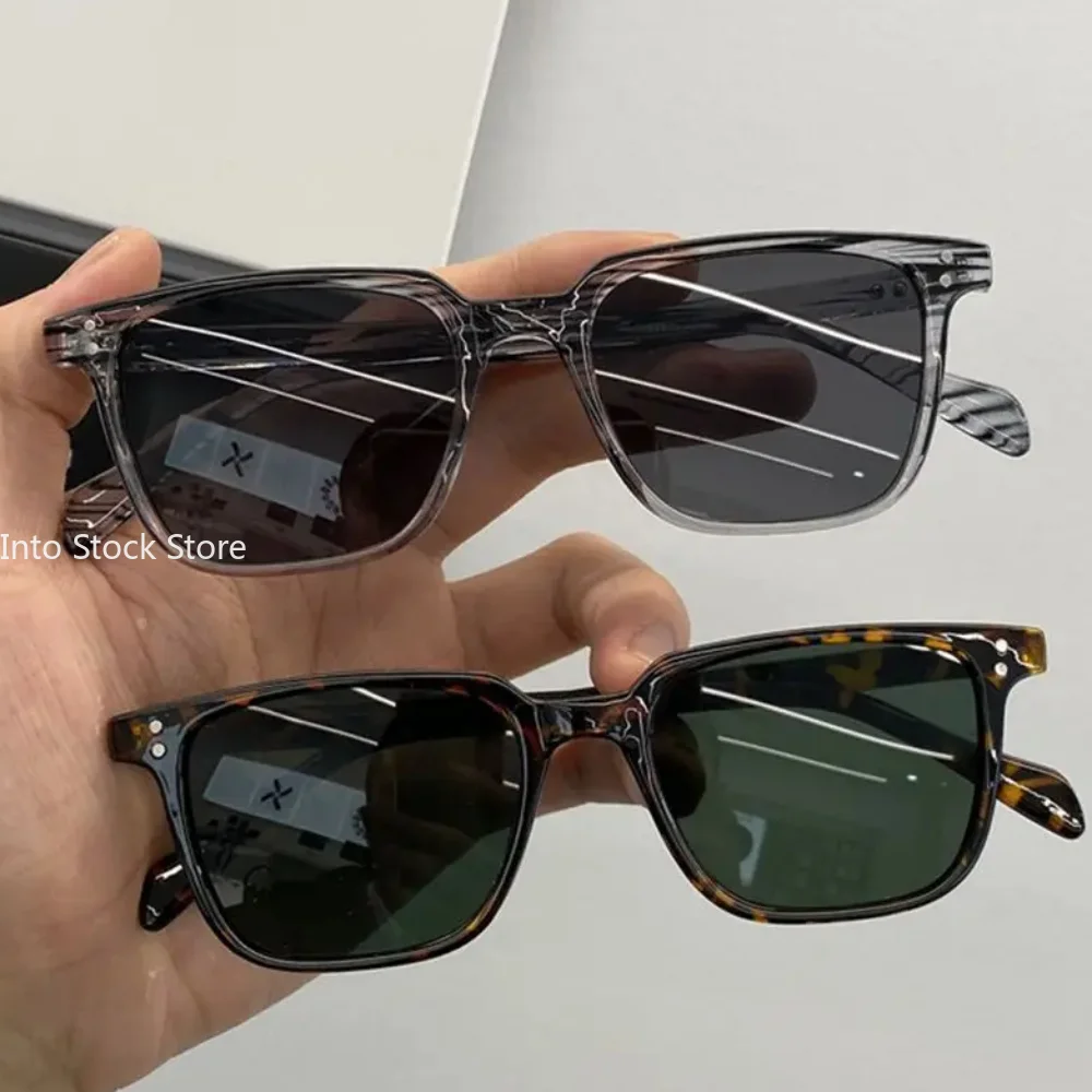 

2024 Fashion Square Driver Sunglasses Men Vintage Shades Male Sun Glasses Brand Design Mirror Retro Oculos De Sol Masculino