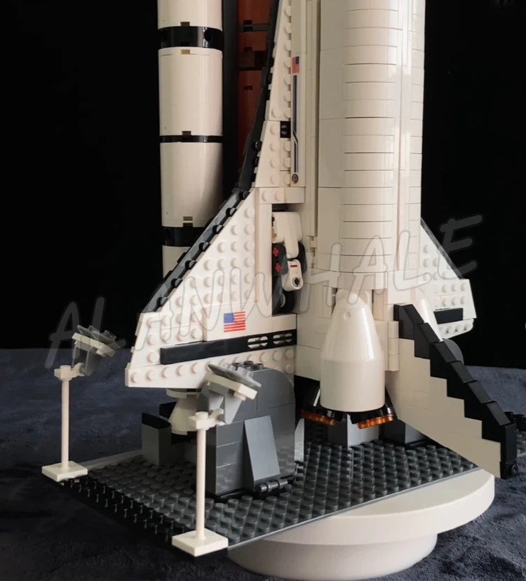 1230 stks Schepper Expert Shuttle Expeditie Ruimte Missie Onderhoud Voertuig 16014 Bouwstenen speelgoed Compatibel Met Model