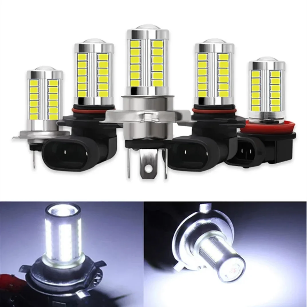 

Car LED headlights H4 H7 H11 9006 9005 fog lights 5730 5630 33SMD motorcycle headlights