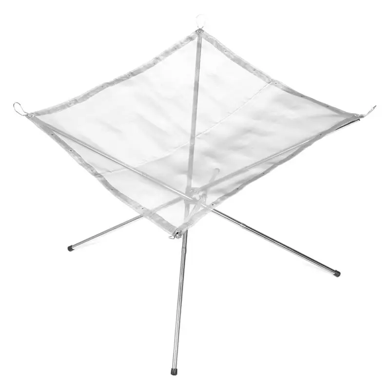 

Y50A-Folding Campfire Stand Portable Folding Fire Pit Portable Fire Pit Outdoor Metal Holder Metal Brackets,Medium Durable