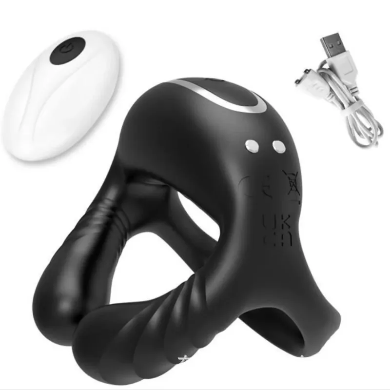 Locking Ring APP or Remote Control Vibration, Male Vibration Massage Ring, Toys and Adult Products