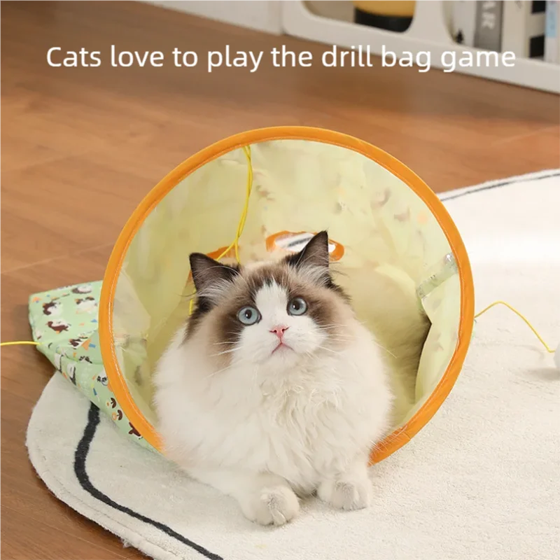 Cat toys, diamond bags, self soothing tools, cat teasing sticks, cat tunnels, noisy paper, bite resistant fur balls, pet supplie