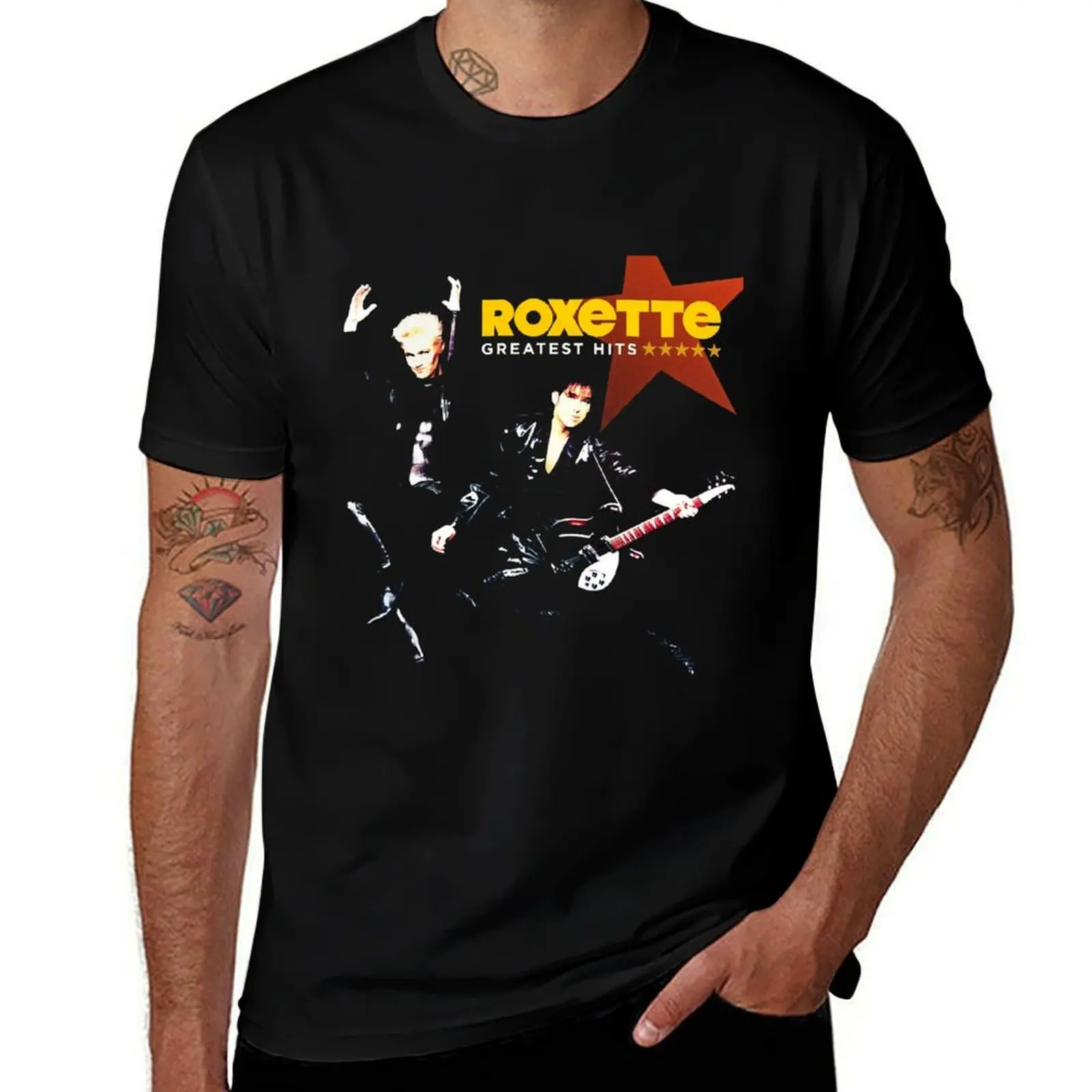 

Legend Duo Pop Rock Music Roxette T-Shirt t shirts for man graphic vintage anime t shirts oversize man t shirt luxury T-Shirt