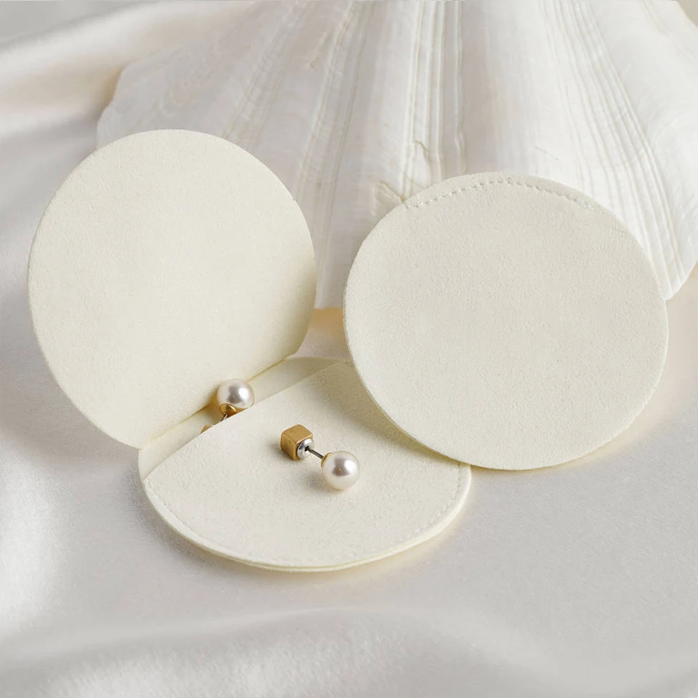 5Pcs Round Microfiber Bag for Jewelry