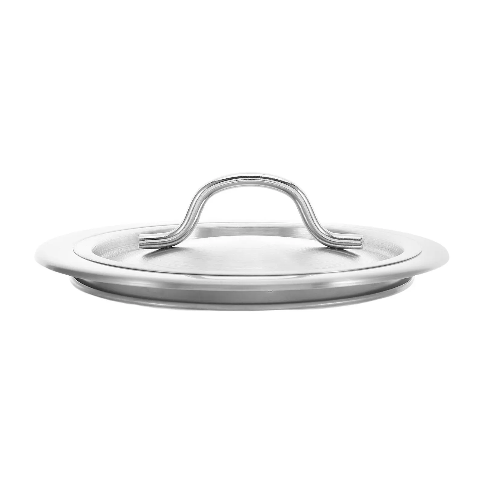 

Built-in Embedded Trash Can Lid Stainless Steel Countertop Garbage Cover Handle Kitchen Waste Bin Lid Hidden Trash Can