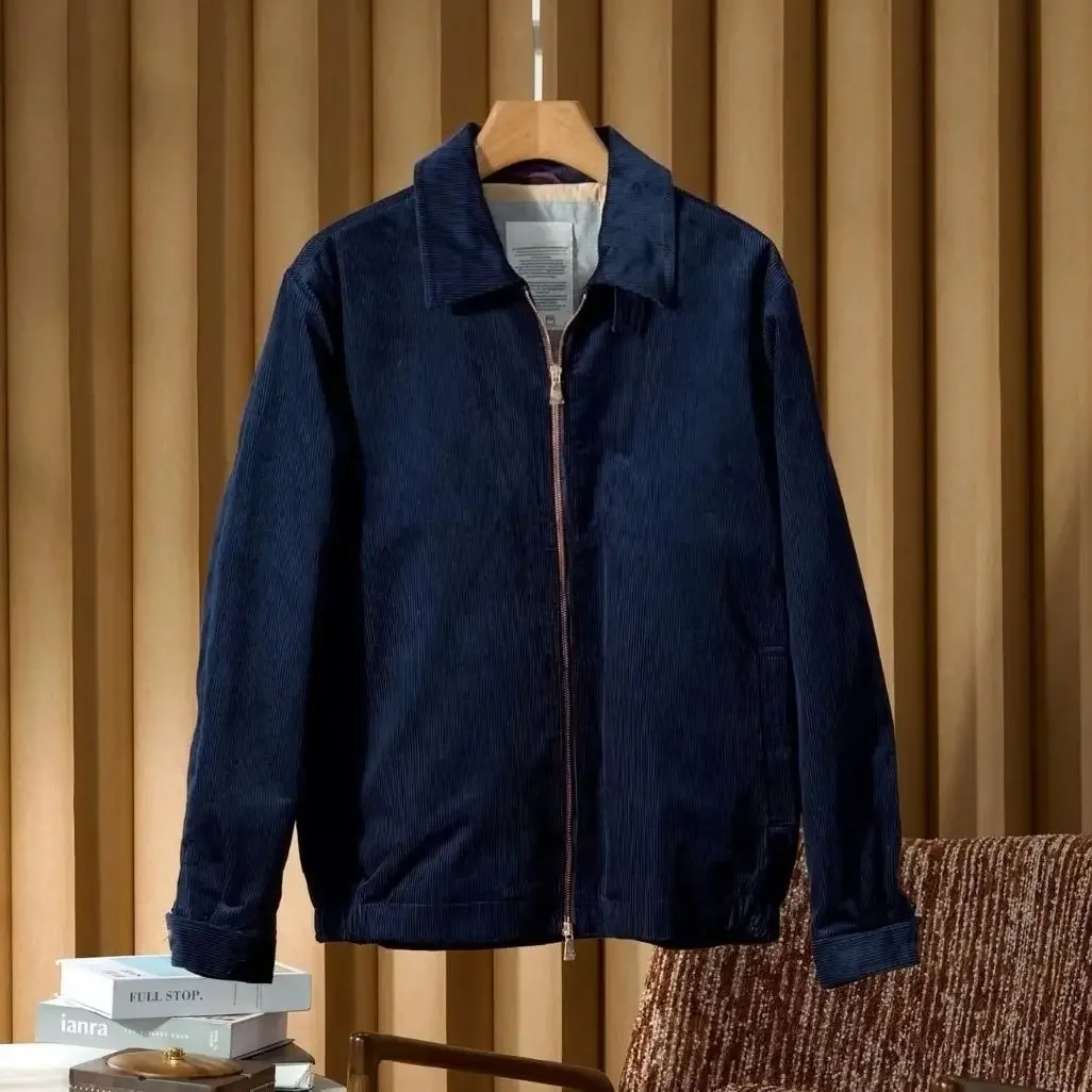 

Мужская повседневная куртка BC Corduroy с отложным воротником, хлопковая куртка