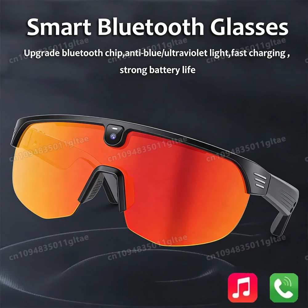 

Умные Bluetooth-очки для велоспорта и бега: технологичные, с функцией аудиозвонков, дистанционным управлением, наушниками для музыки, для спорта и вождения