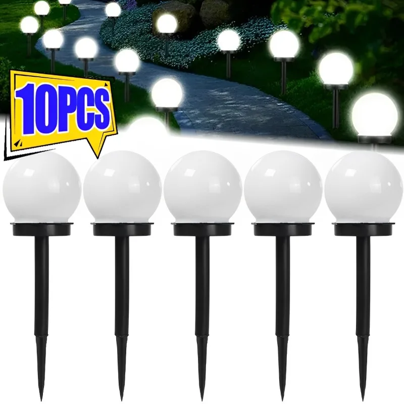 LED Solar Garden Light Outdoor Lawn Lights Pathway Waterproof Landscape Lamp Solar Lamp for Home Yard Driveway Patio Lighting