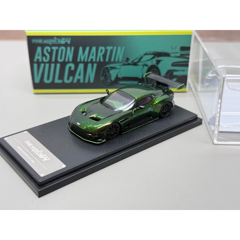 Limited edition 1:64 green alloy die-cast miniature simulation car model creative decorative item for Foshan Exhibition