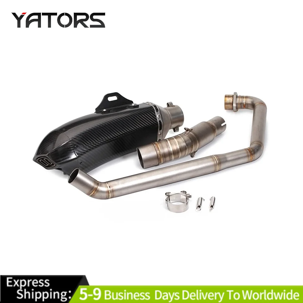 لهوندا CBR150 CB150R 2017-23 نظام العادم الكامل كاتم الصوت نصائح أنظمة عادم الأنابيب #1