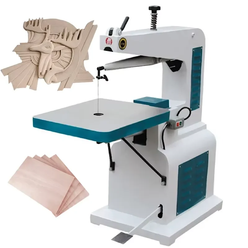 Electric Scroll Fret Wire Jig Saw Machine Wood Cutting Machine Table Saw