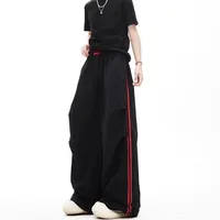 American Style Quick Dry Sun Protection Work Pants Unisex Summer Trendy Hiphop Striped Color Block Casual Couples Paratrooper Pa