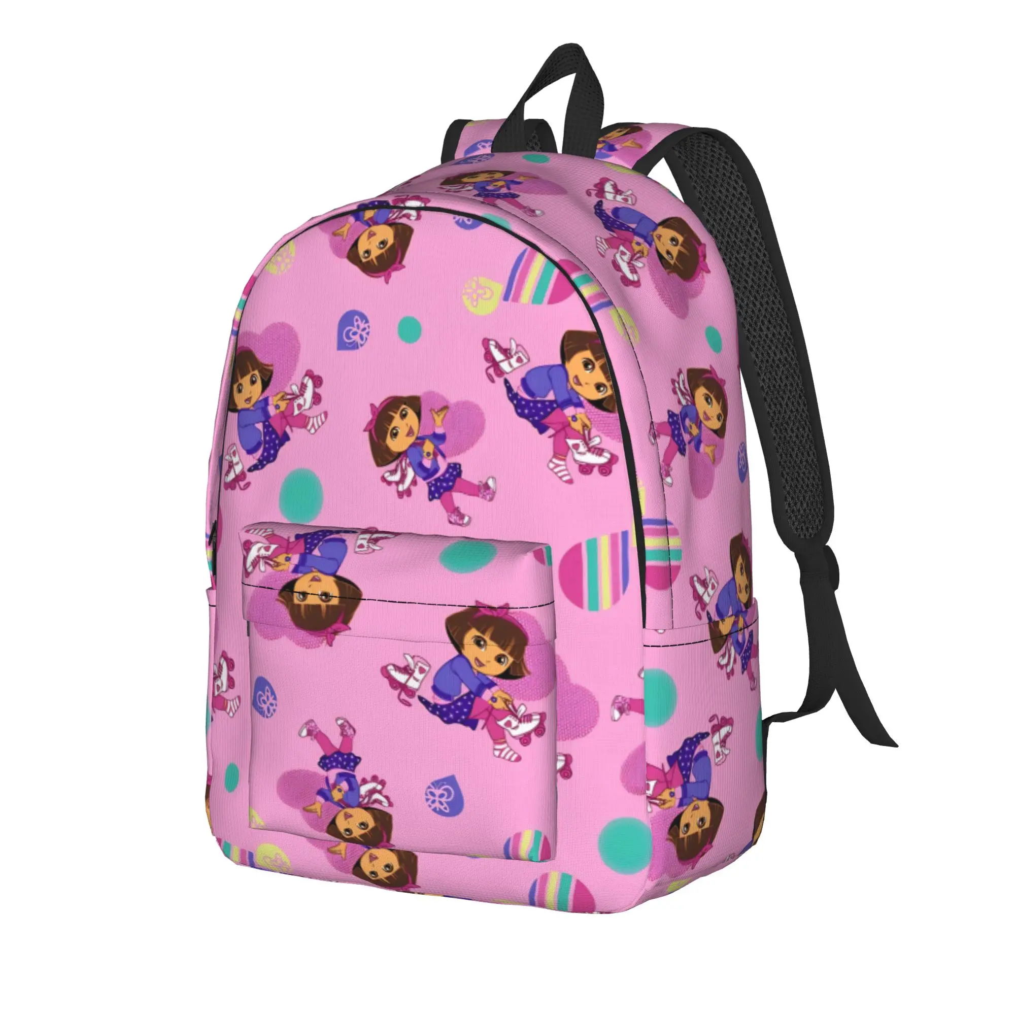 D-Doras Cartoon Backpack for Men Women Fashion Student Business Daypack  Laptop Computer Canvas Bags Lightweight