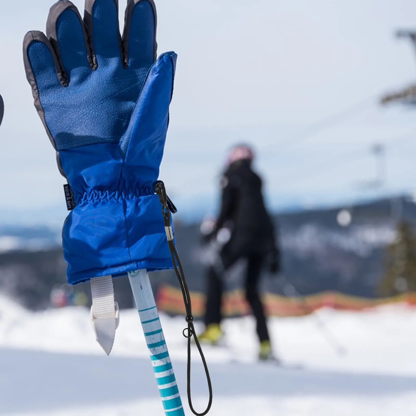 

Пара регулируемых ремешков для перчаток, эластичный поводок для лыжных перчаток, зимний спортивный ремешок для защиты от потери, для катания на лыжах и сноуборде