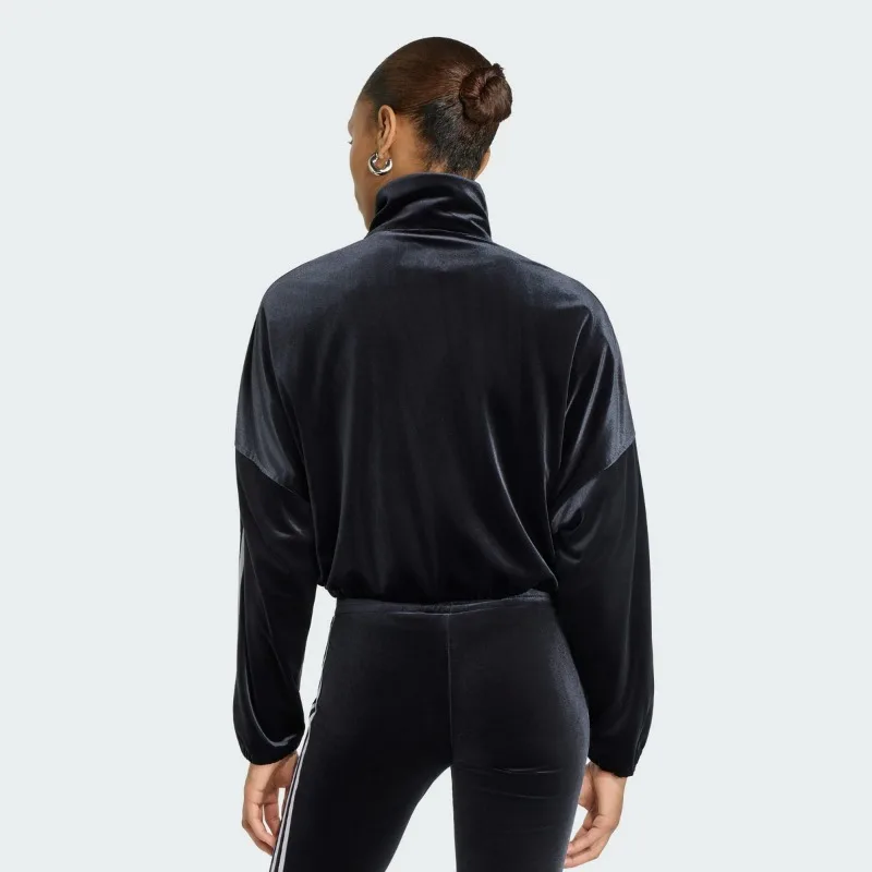 Adidas Clover Autumn Women's Stand-up Collar Short Casual Sports Jacket Knitted Jacket KR6511