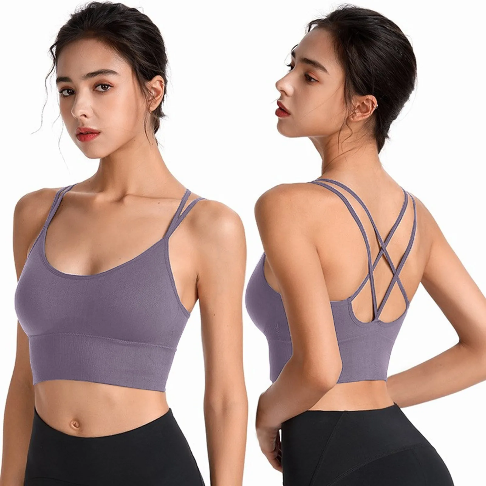 

Cotton Sports Bras Women Push Up Solid Sports Bra Jogging Gym Women Sports Bra Girl Underwear Fitness Running Yoga Sport Tops