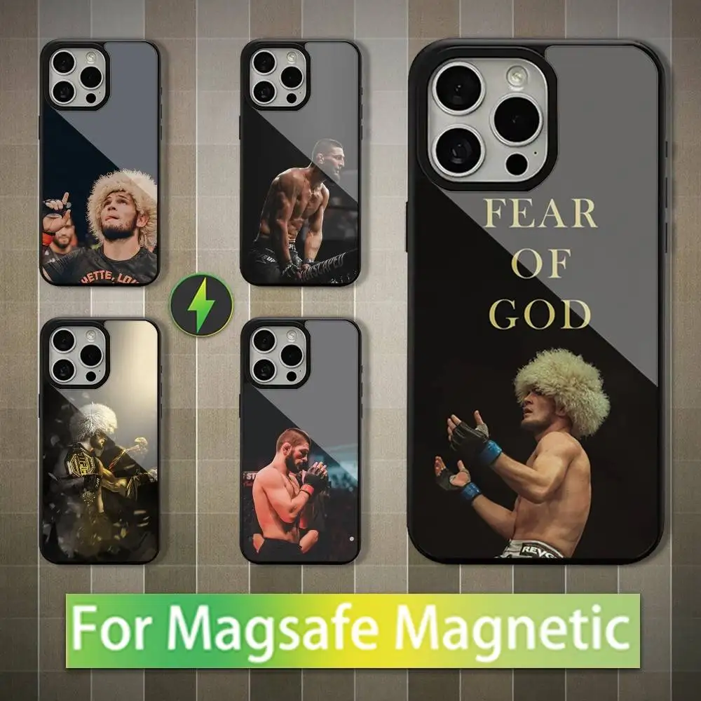 

Champion Boxing K-Khabib Phone Case For iPhone 16,17,15,14,13,12,11,Pro,Max,Plus,Mini,Magsafe,Magnetic Wireless Charging Case