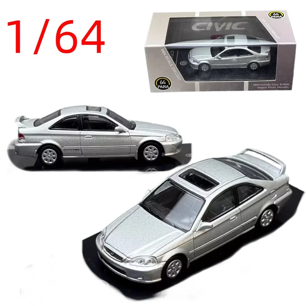 

PARA Diecast 1/64 Scale Honda Civic 6th SI EM1 Car Model Alloy Honda Civic Vehicles Classic Gifts Collection Model Toys for Boys