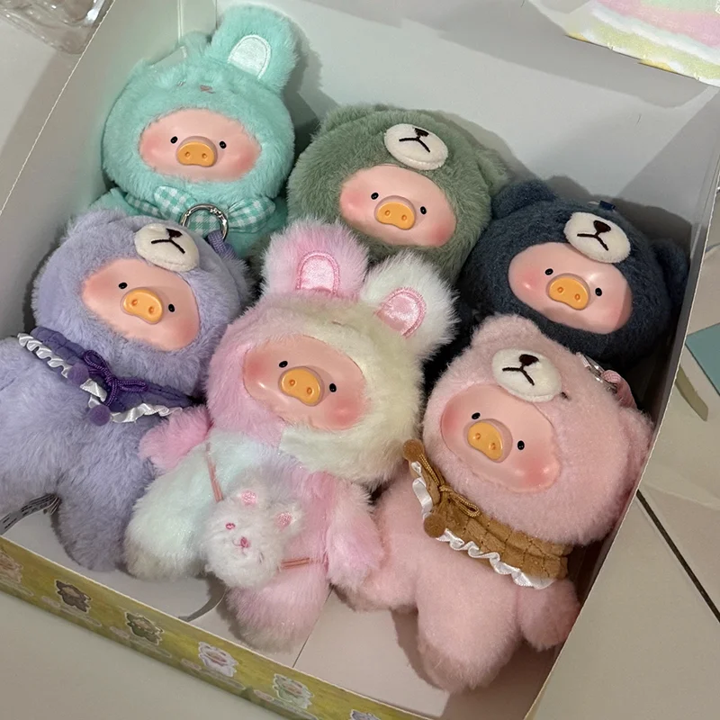 

Instock Genuine Lulu 2.0 Joyful Time Series Blind Box Binnie Teddy Canned Pig Mystery Box Vinyl Face Doll Pendant Girl Gift